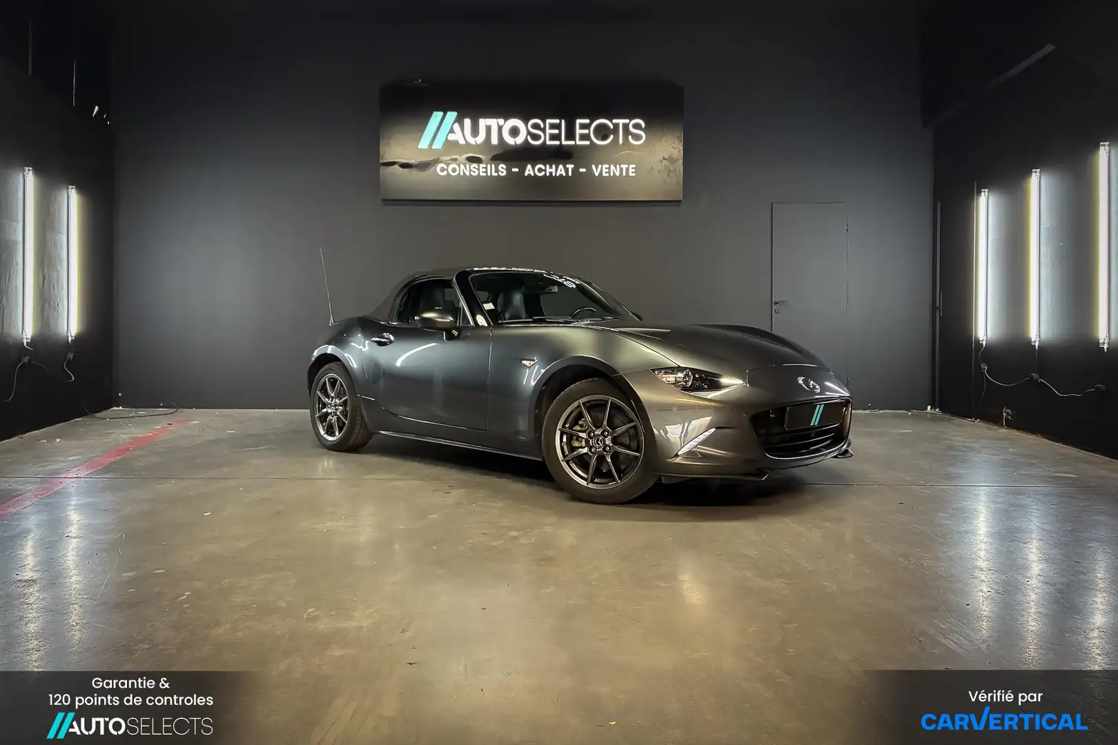 Mazda MX-5 Cabriolet Toit Souple - 1.5 Skyactiv 132cv | Carve Gris - 1
