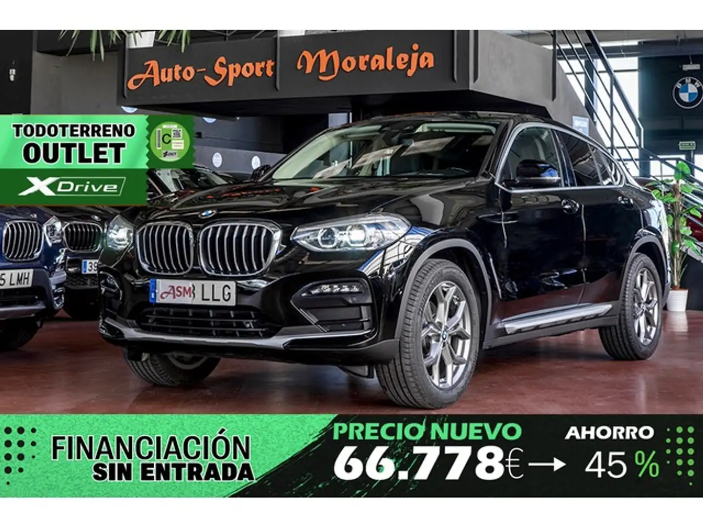 BMW X4 xDrive 20dA Zwart - 1