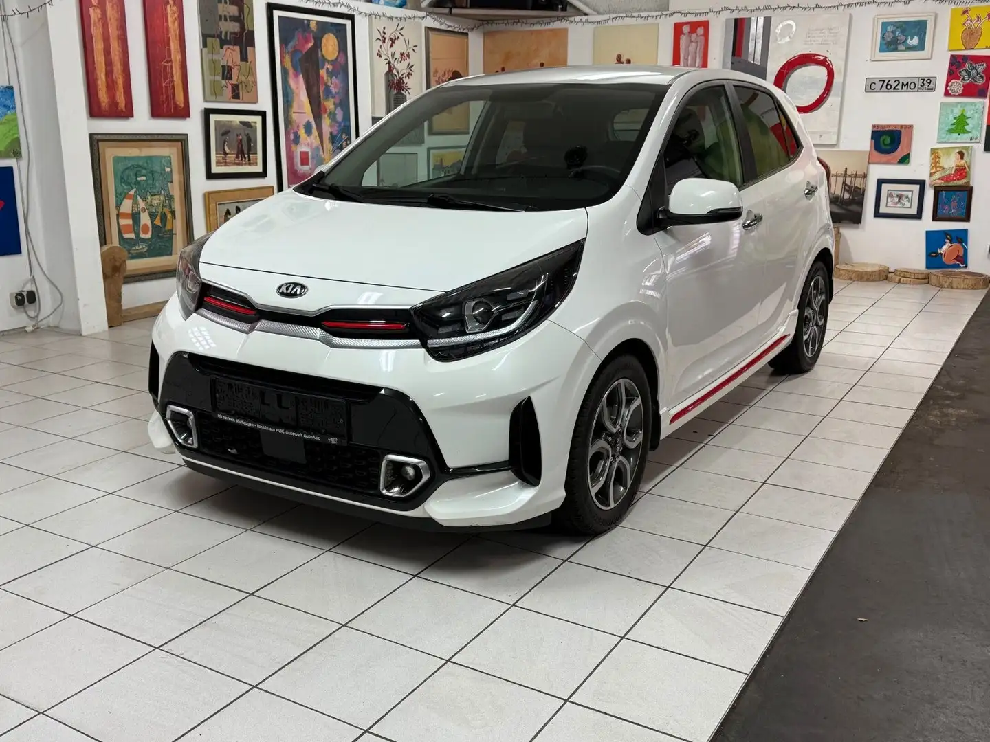 Kia Picanto 1,2 GT-Line Automat 1 Hand Garantie Blanc - 1