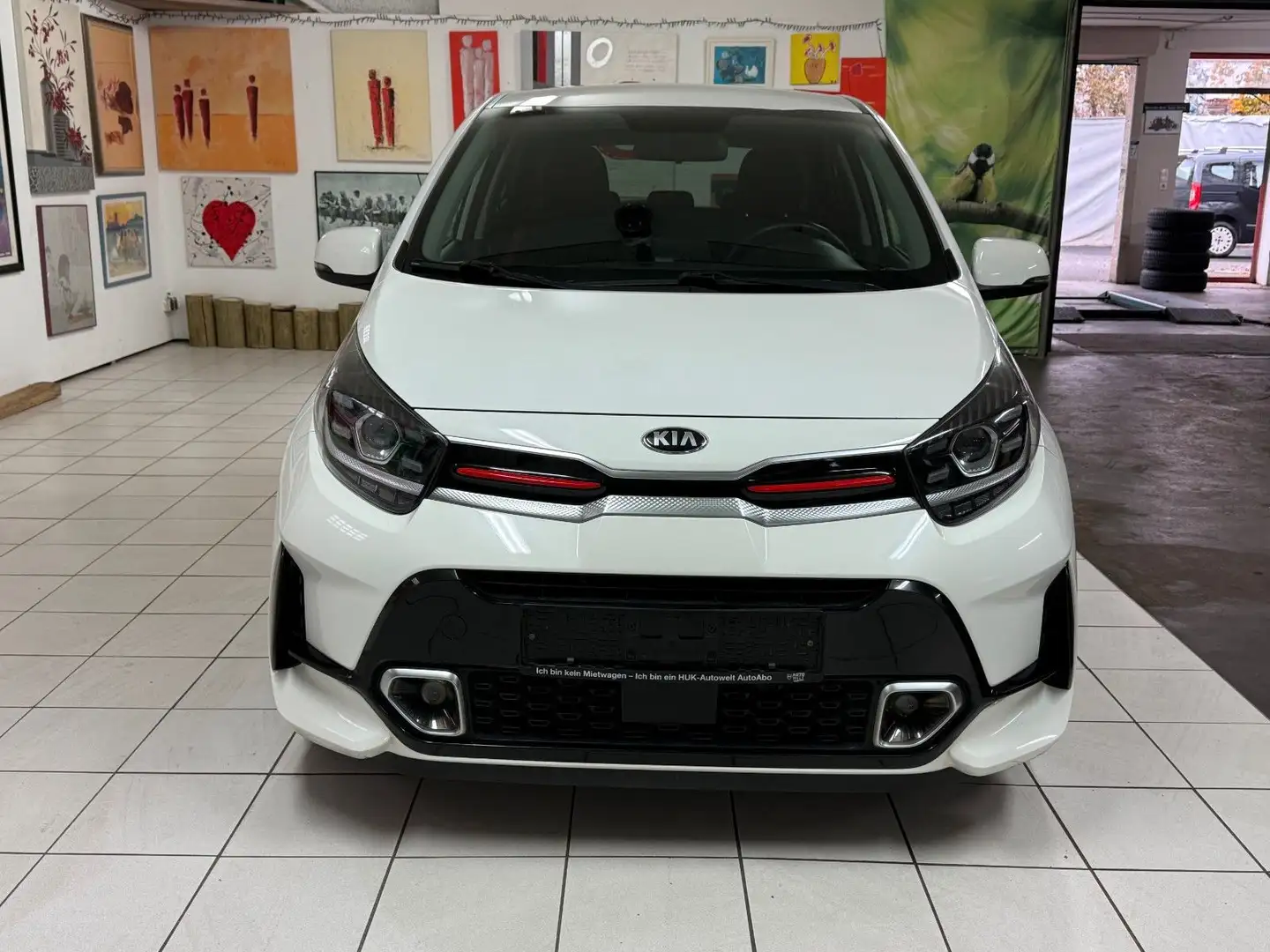 Kia Picanto 1,2 GT-Line Automat 1 Hand Garantie Blanc - 2