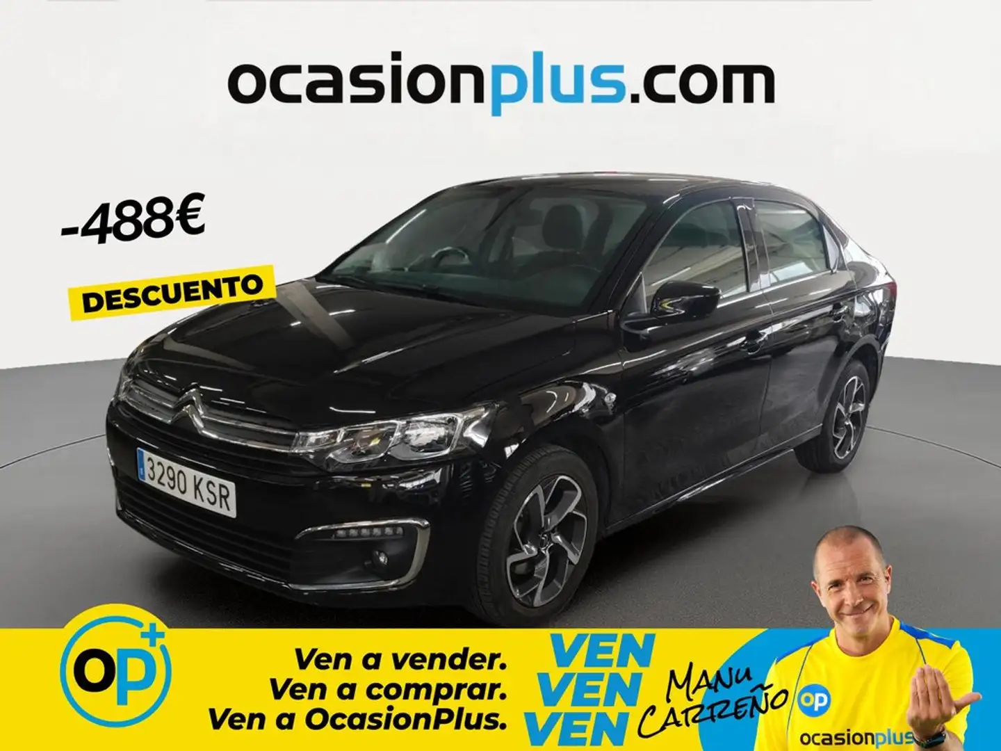 Citroen C-Elysée 1.5BlueHDi S&S Shine 100 Negro - 1