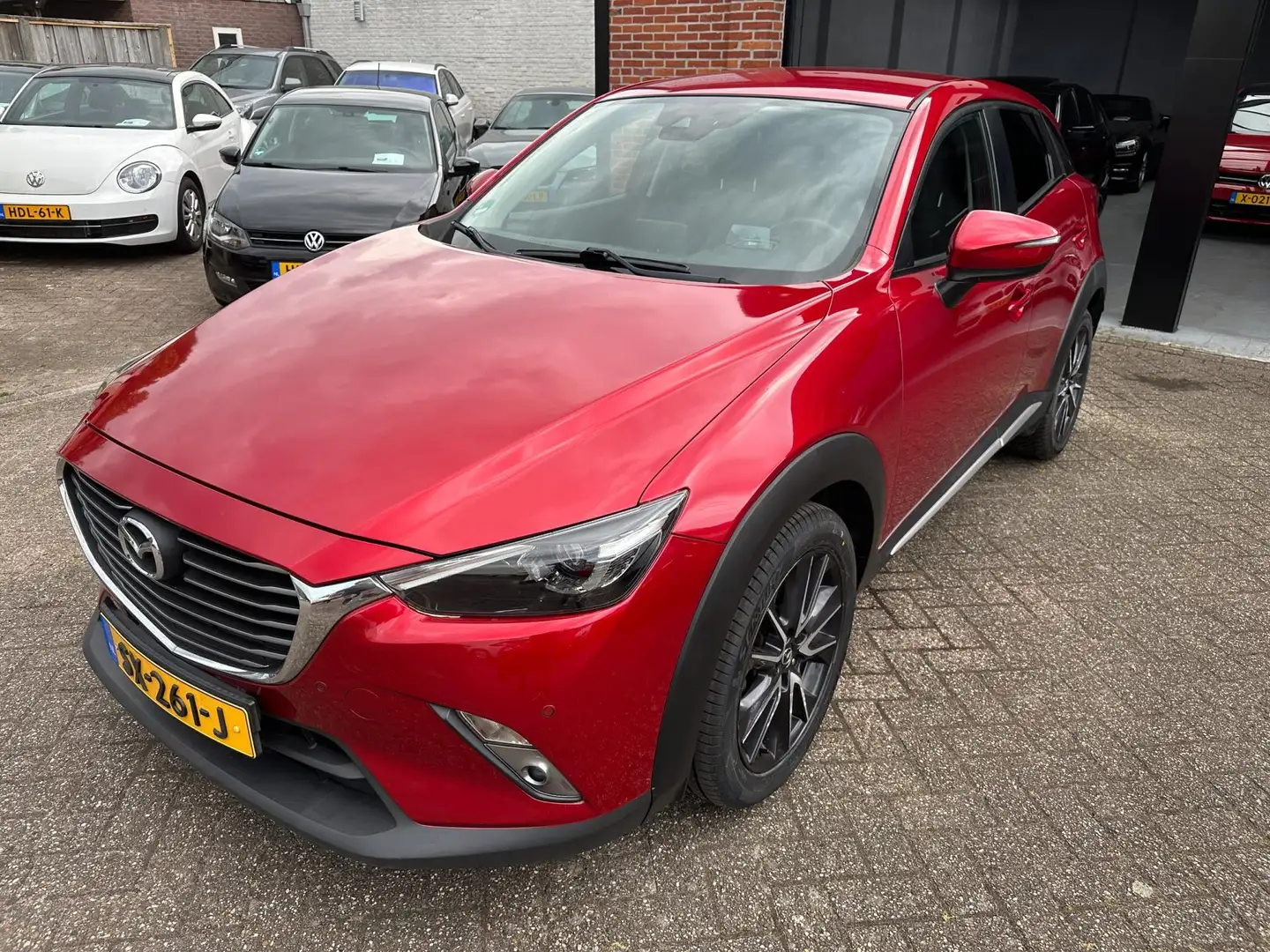 Mazda CX-3 2.0 SkyActiv-G 120 SkyLease GT AUTOMAAT-HEAD-UP-LE Rood - 2