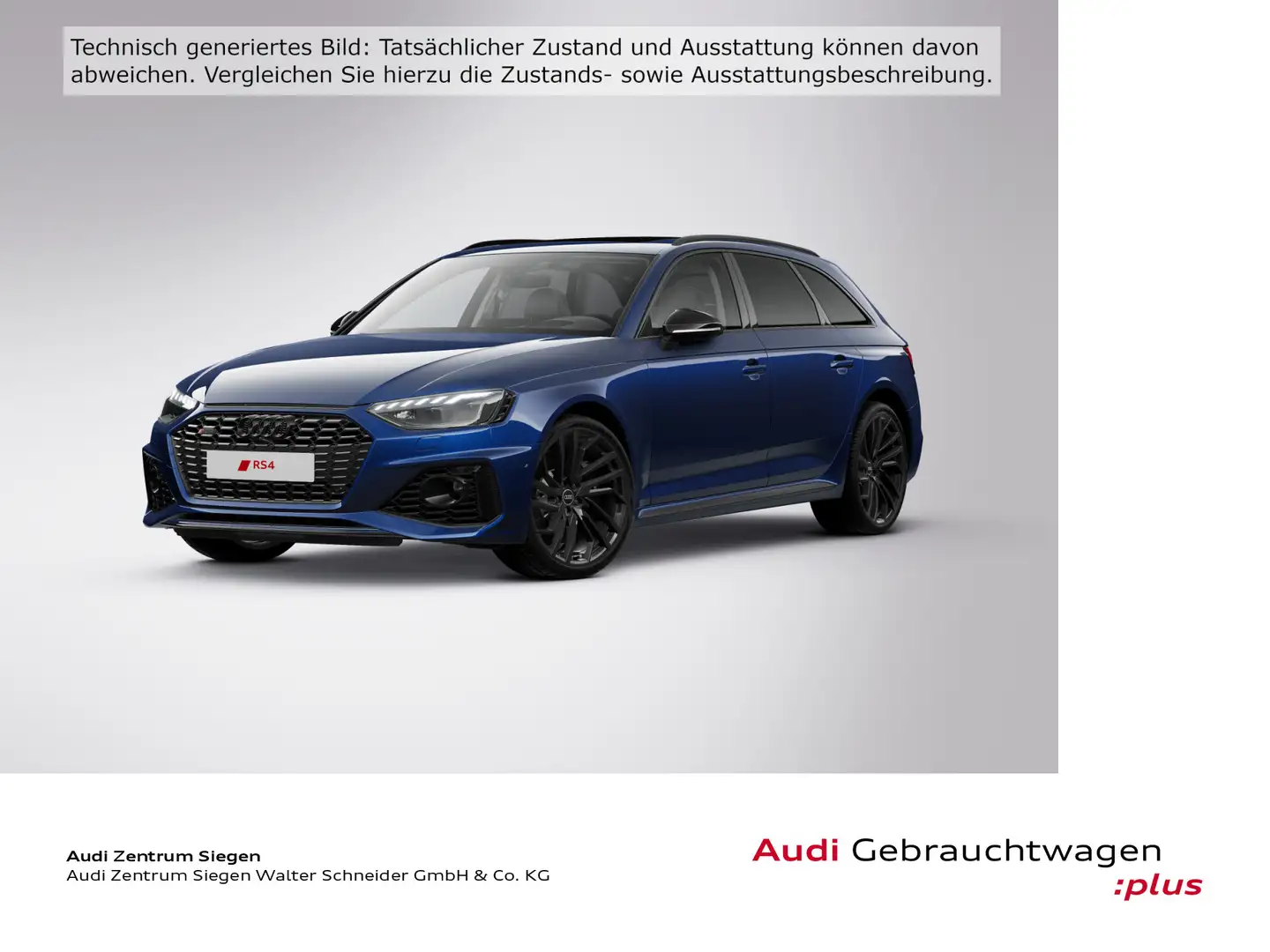 Audi RS4 2.9 TFSI quattro Dynamik Paket Pano M Blau - 1