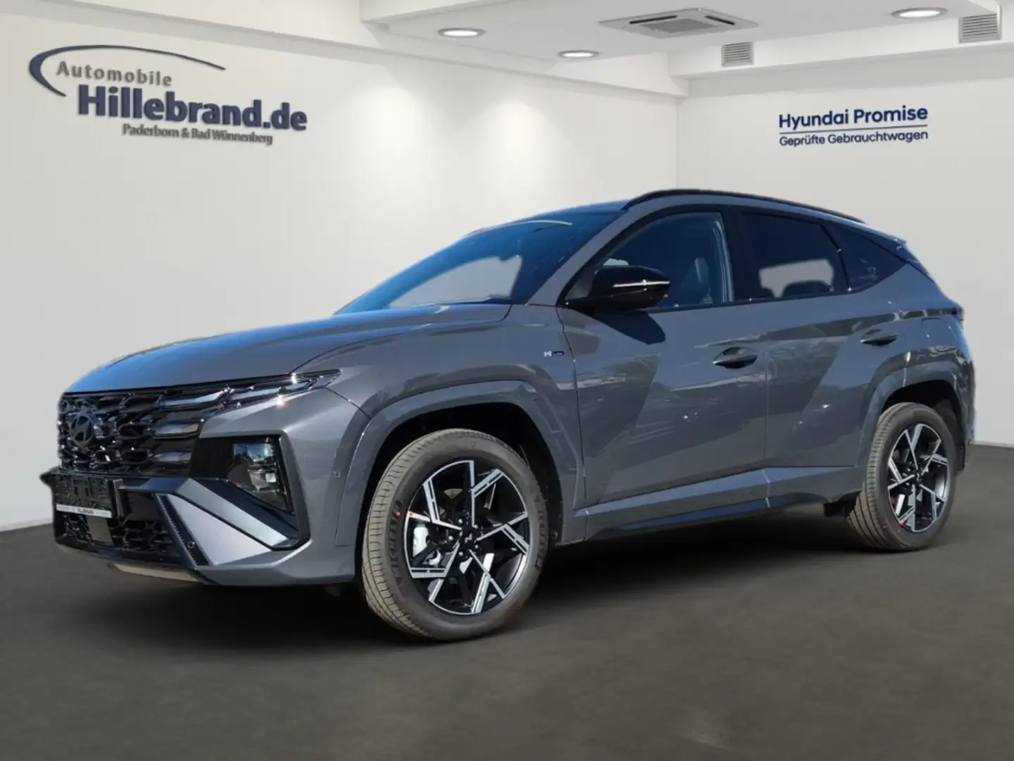 Hyundai TUCSON N Line Hybrid 4WD 1.6 T-GDI EU6e HUD Navi Digitale Grau - 1