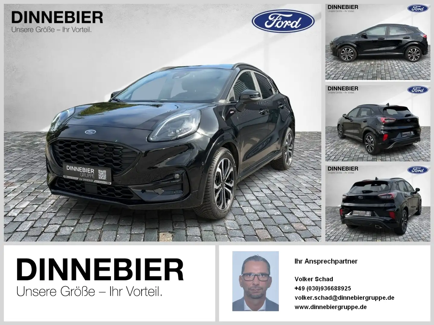 Ford Puma ST-Line X LED+Navi+Kamera+Winterpaket Schwarz - 1