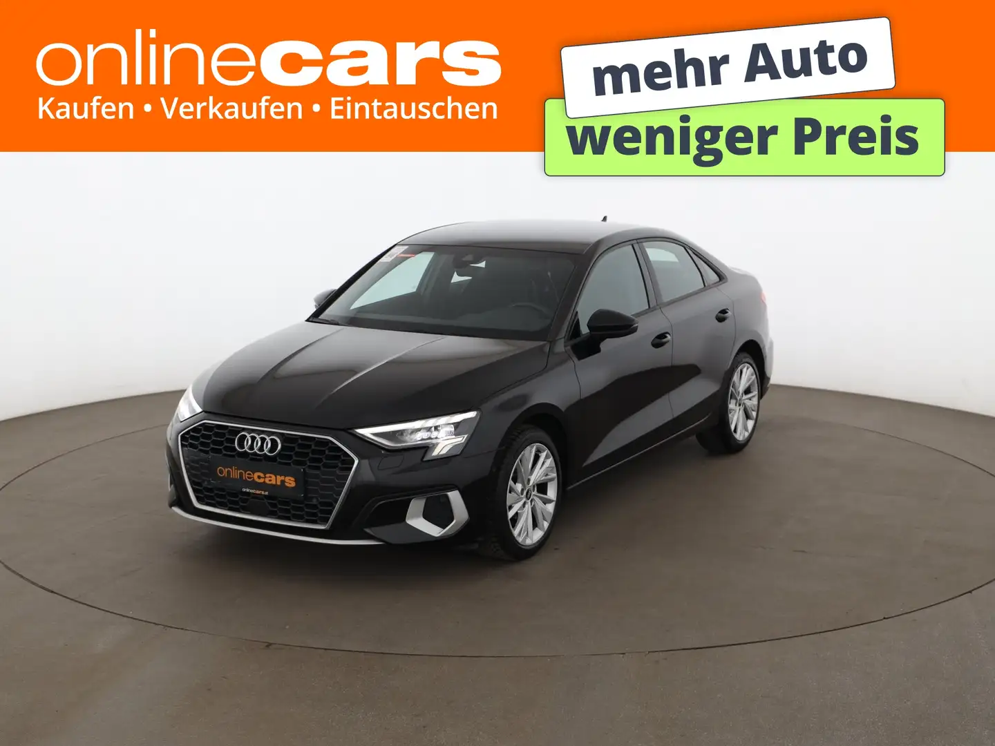 Audi A3 Limousine 35 TDI advanced Aut LED LEDER NAVI Schwarz - 1