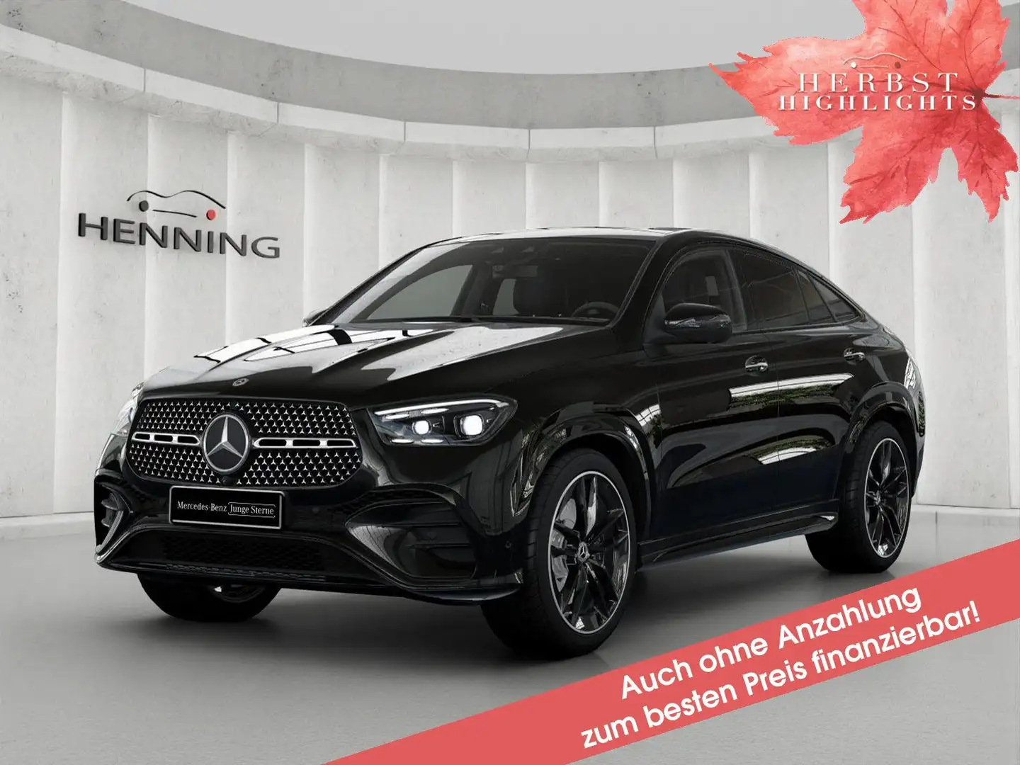 Mercedes-Benz GLE 450 450 d AMG Line 4Matic AMG Night Burmester Multib Schwarz - 1