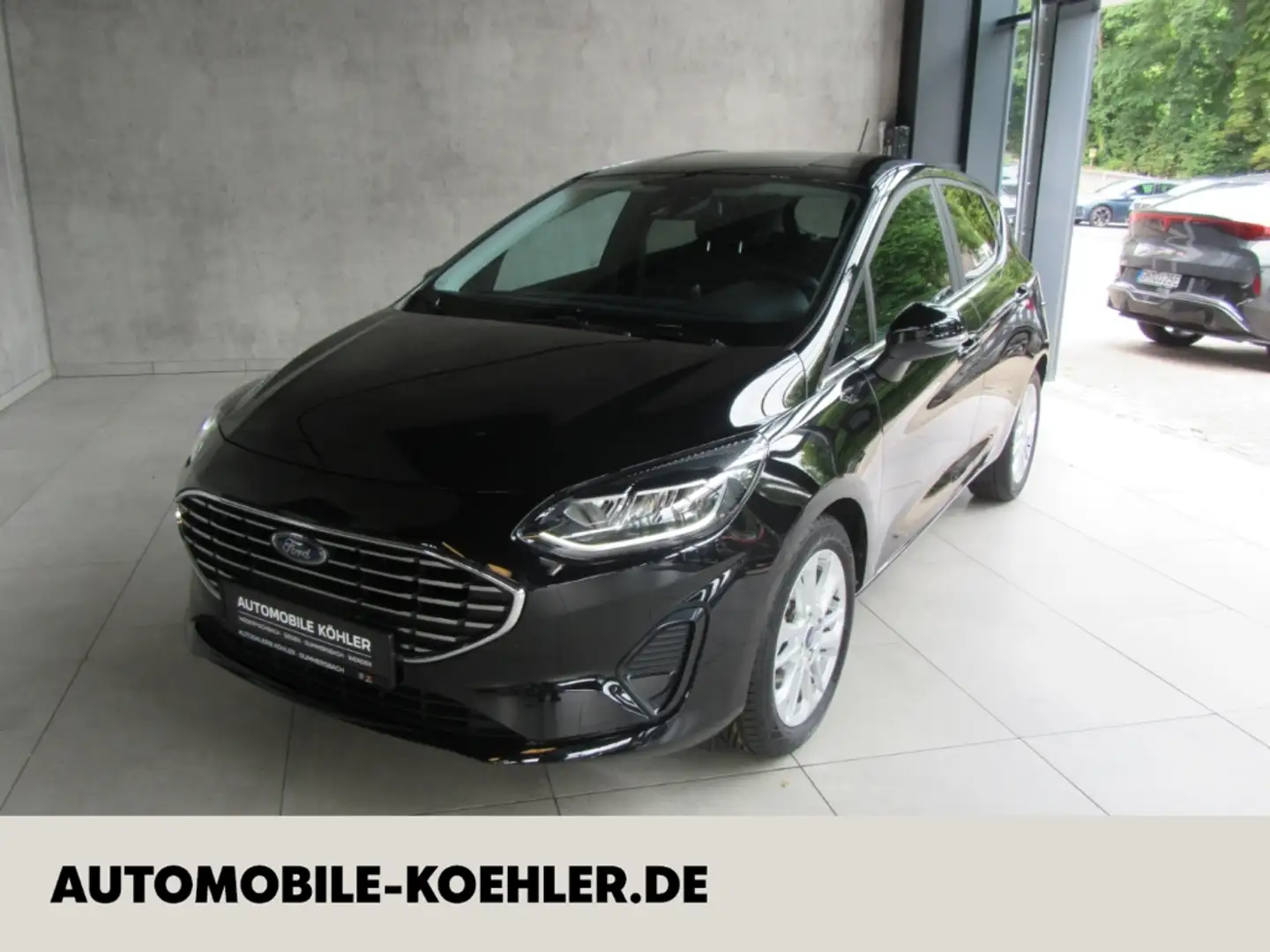 Ford Fiesta Titanium 1.0 EcoBoost M-Hybrid Schwarz - 1