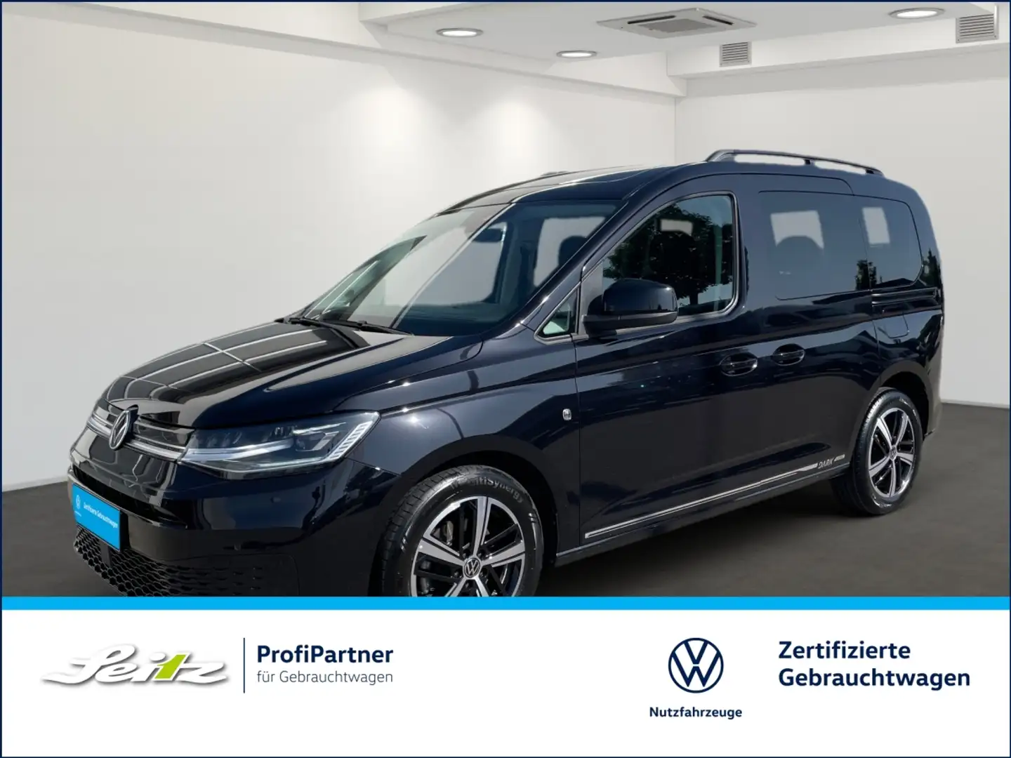 Volkswagen Caddy 1.5 TSI KR Dark Label *AHK*PANO*KAMERA*NAVI* Schwarz - 1