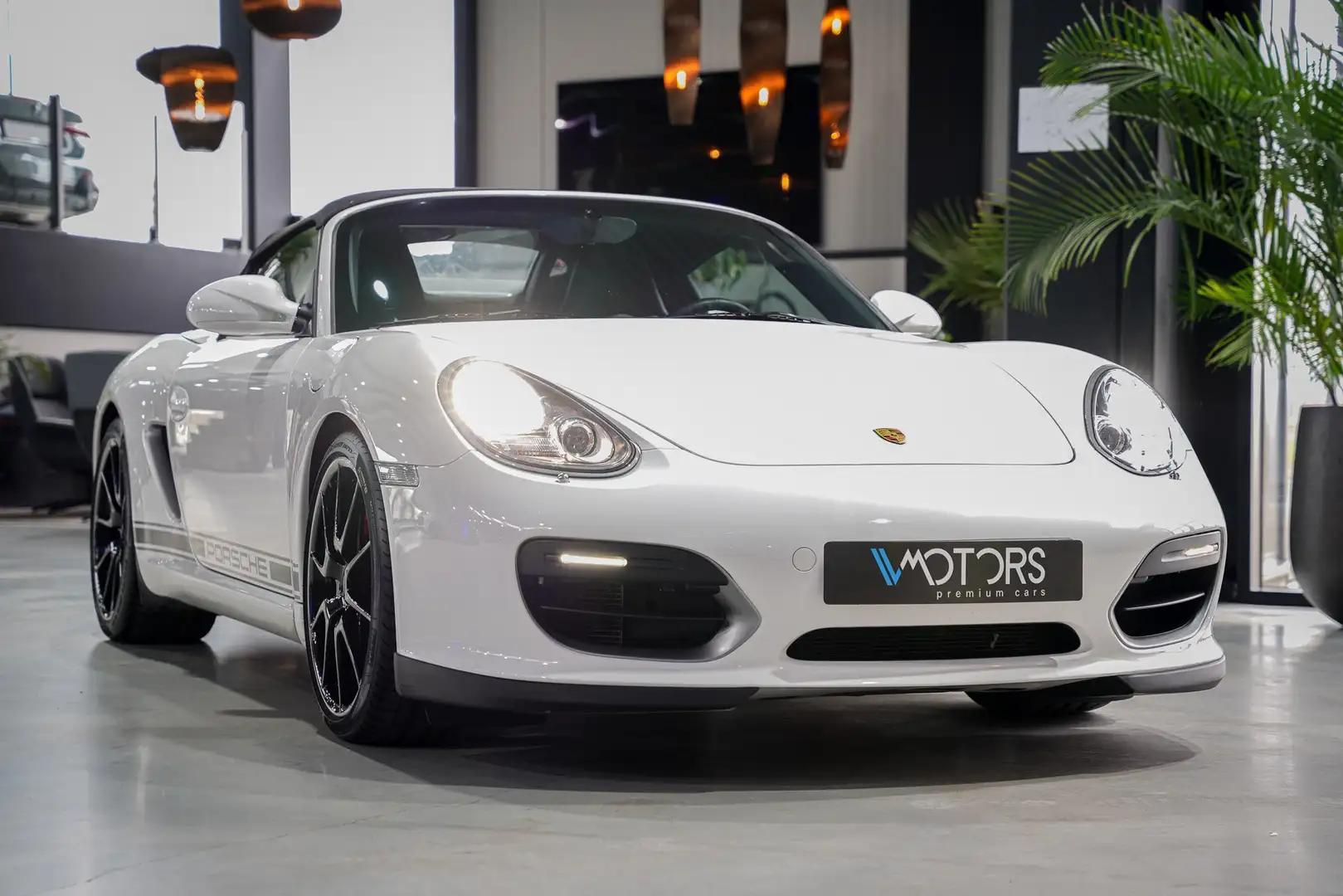 Porsche Boxster 987 Spyder 3.4i PDK - full Porsche service history Blanc - 2