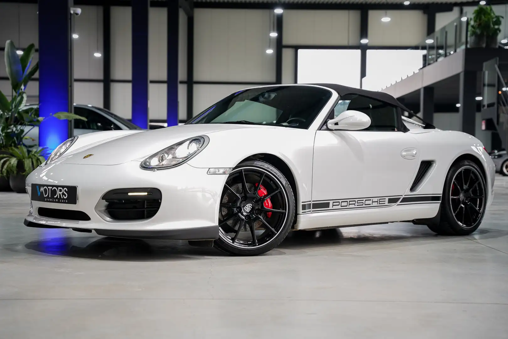 Porsche Boxster 987 Spyder 3.4i PDK - full Porsche service history Blanc - 1