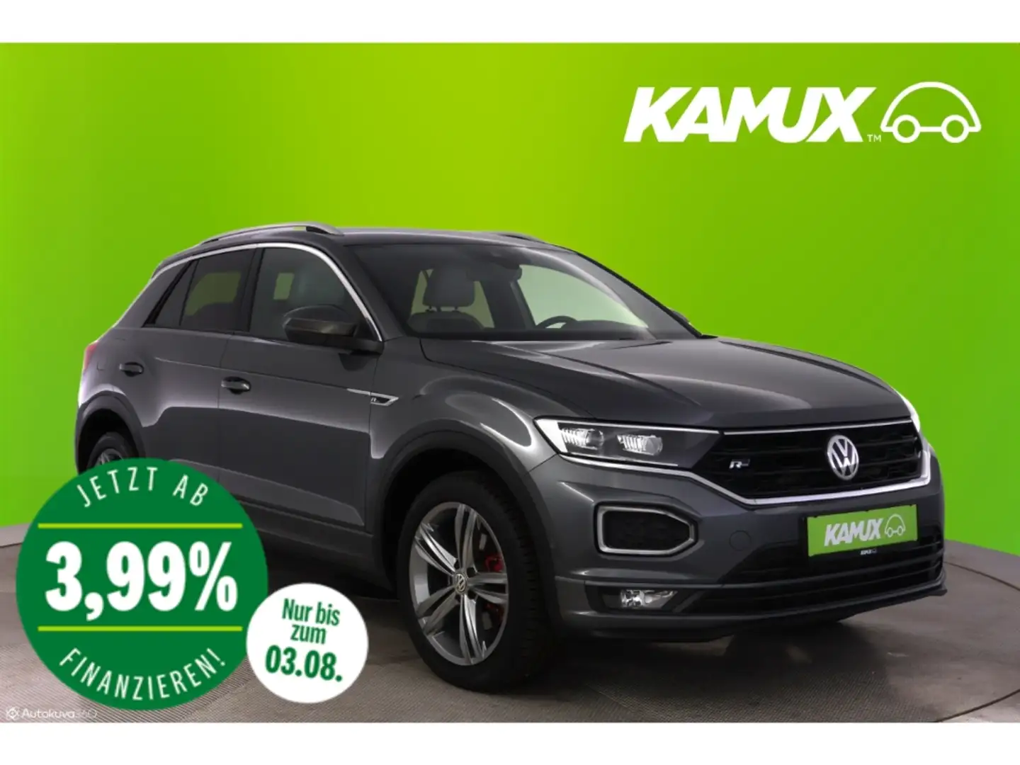Volkswagen T-Roc 2.0TSI 4M DSG Sport+LED+NAVI+VIRTUAL+LEDER Grigio - 1