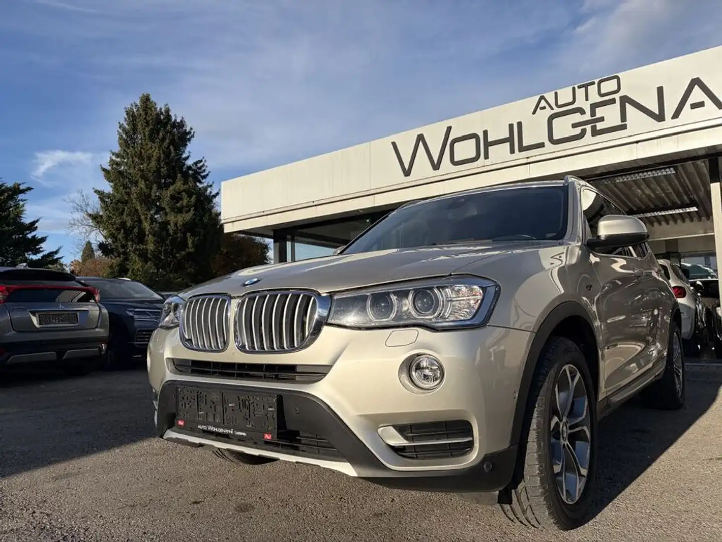BMW X3 xDrive 20d Allradantrieb Aut Silber - 1