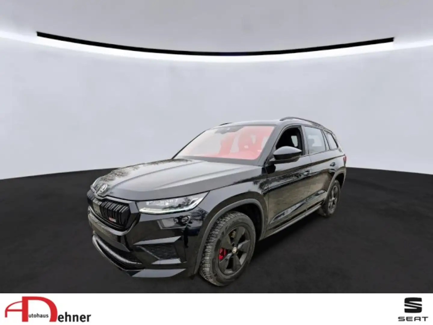 Skoda Kodiaq RS 4x4 AHK+PANO+elSITZ+elHK+ACC+CANTON Klima Navi Schwarz - 1