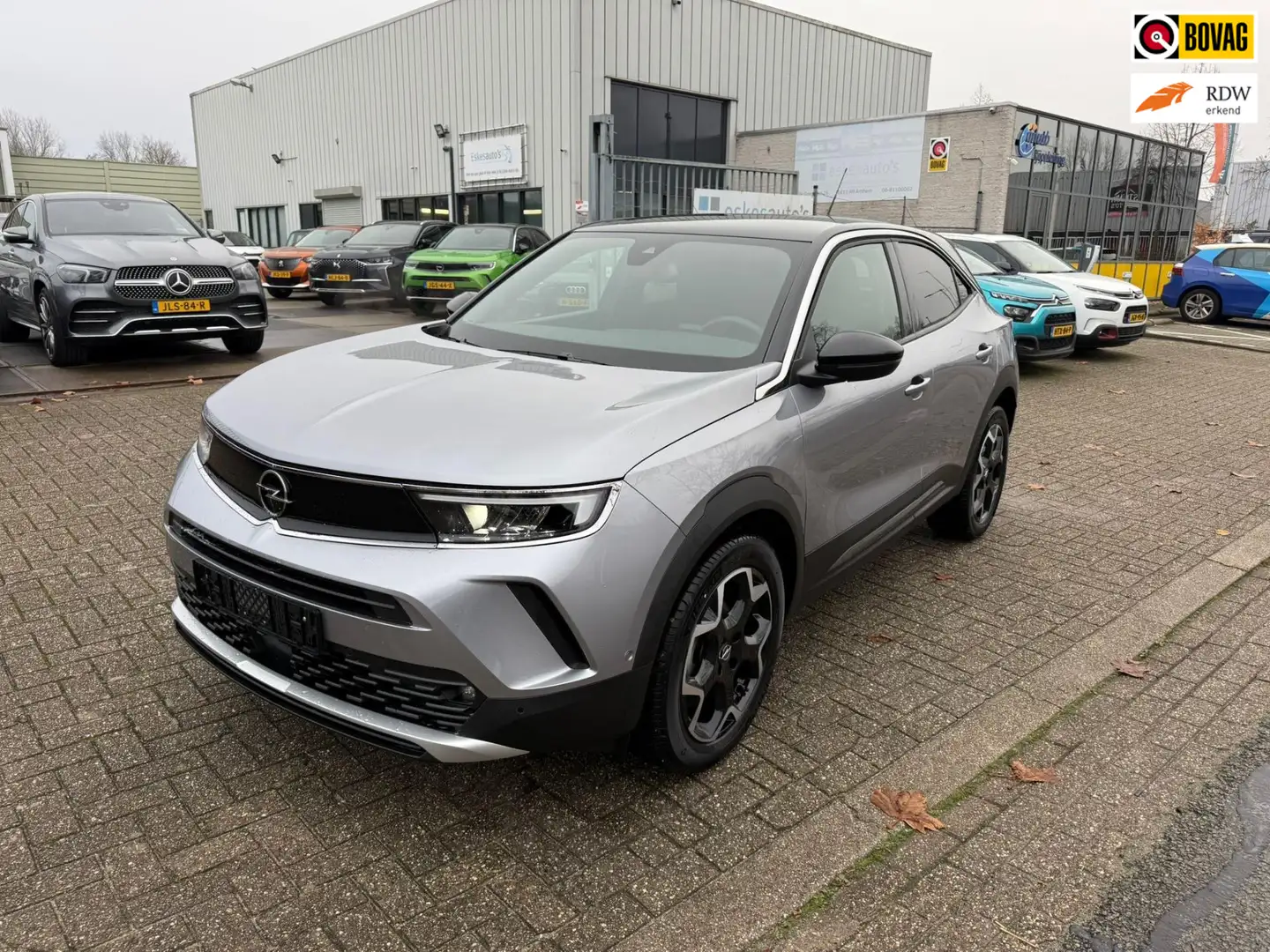 Opel Mokka 1.2 Turbo Ultimate, Automaat, Navi, 12mnd Garantie Gris - 1
