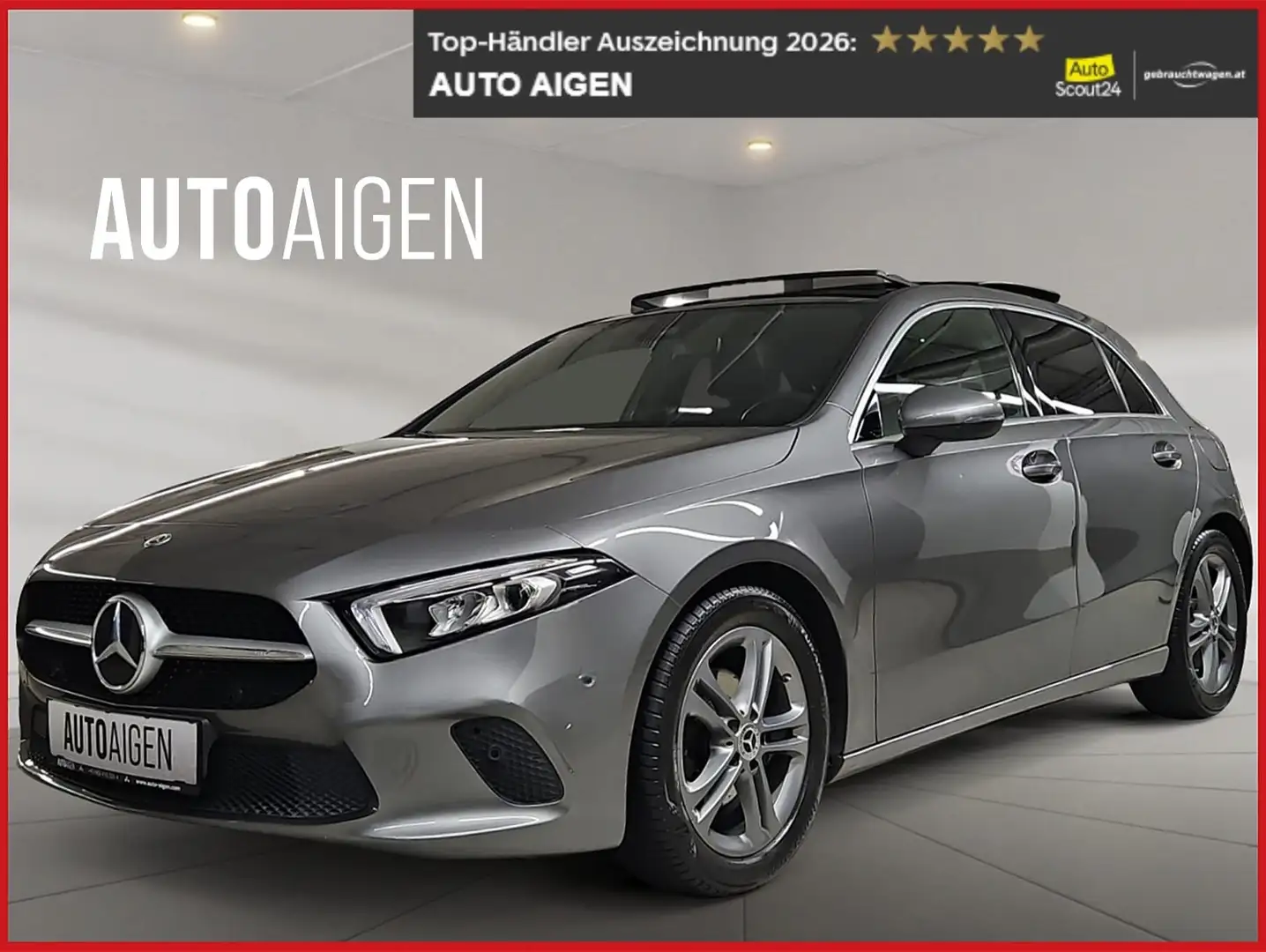 Mercedes-Benz A 180 d * PANO * 2. BESITZ * LED * AHK * KEYLESS * SHZ * Grau - 1