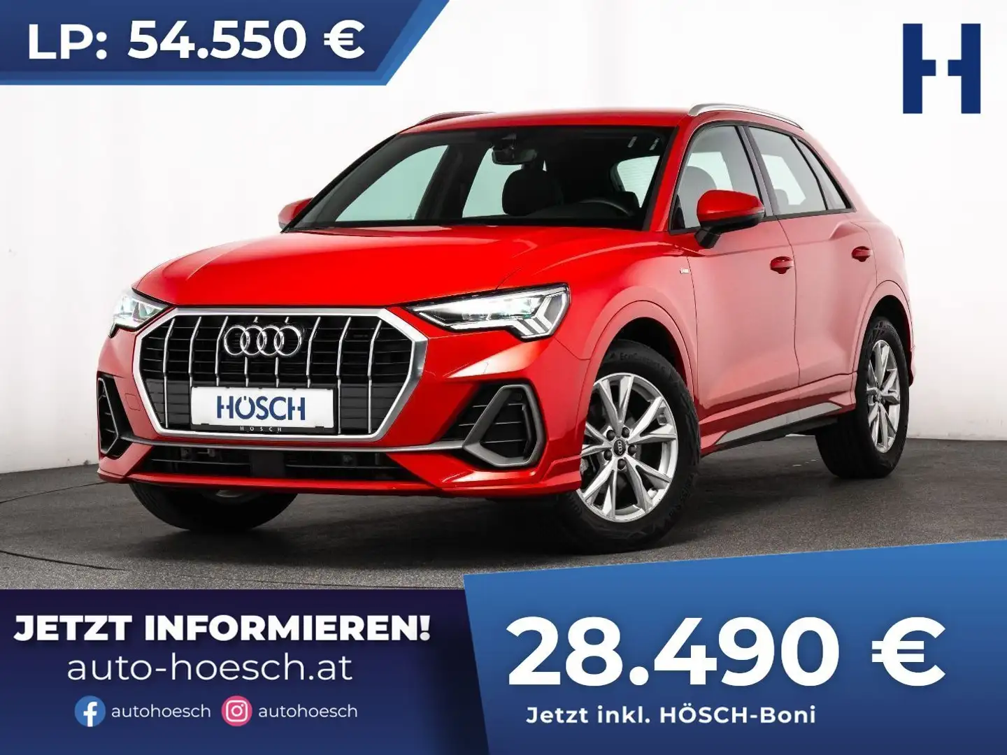 Audi Q3 35 TDI 2xS-LINE KAMERA JETZT RESERVIEREN Rot - 1