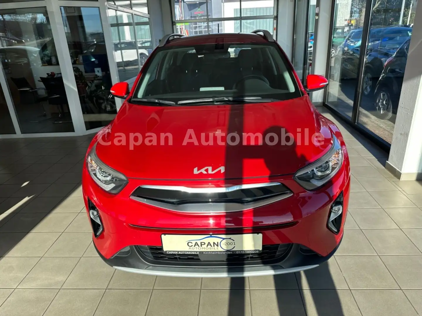 Kia Stonic Vision 1.Hand/Scheckheft/Kamera/SHZ/EURO6 Rot - 2