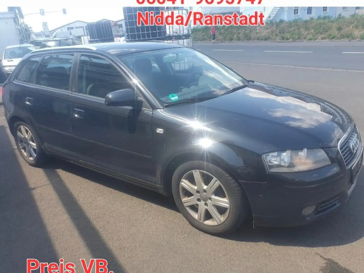 Audi A3 2.0 TDI Sportback TÜV neu 06041-9695747 Zwart - 1