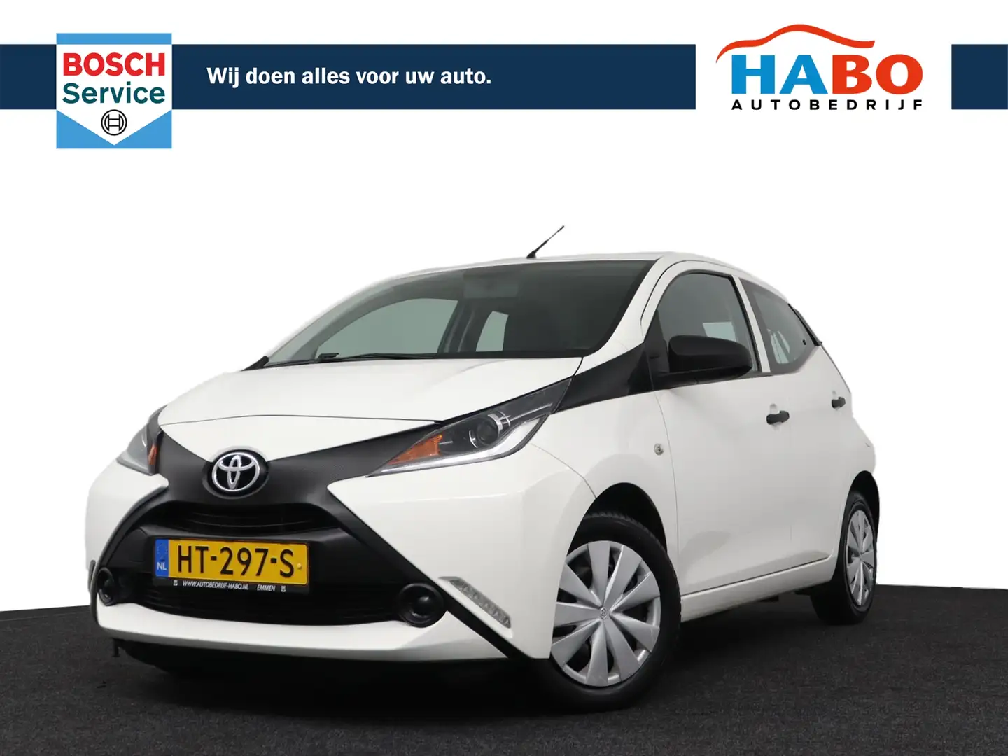 Toyota Aygo 1.0 VVT-I X-NOW 5DRS AC/SPEED.LIMIT/CV+AB/ELEK.RAM Blanc - 1