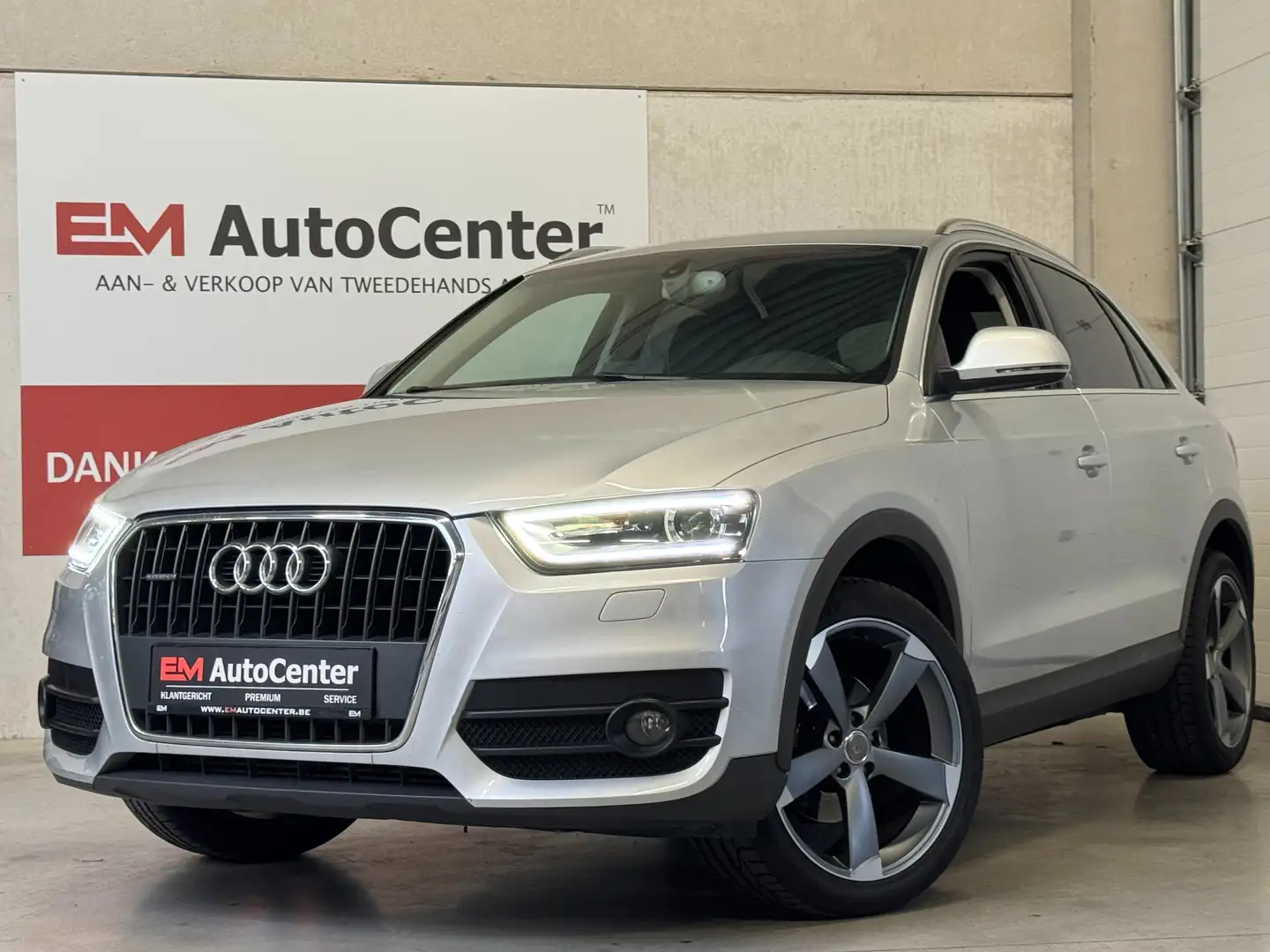 Audi Q3 2.0 TDi S-Tronic Quattro Xenon-Leder-GPS-Trekhaak Zilver - 2