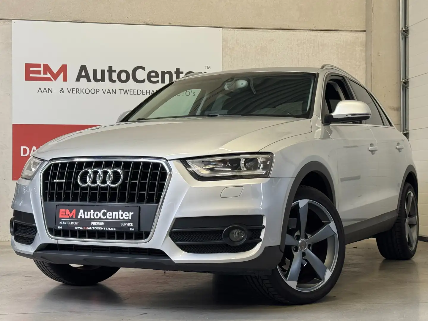 Audi Q3 2.0 TDi S-Tronic Quattro Xenon-Leder-GPS-Trekhaak Zilver - 1