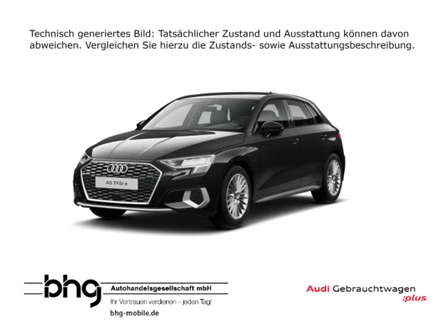 Audi A3 40 TFSIe Sportback S tronic advanced Schwarz - 1