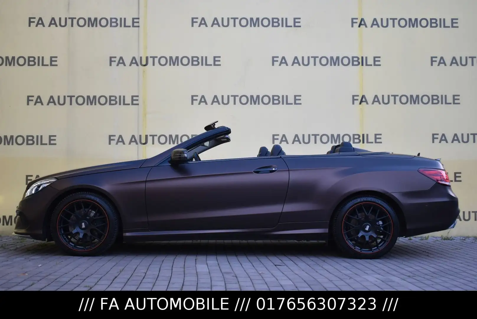 Mercedes-Benz E 200 CGI Cabrio BE/AMG/COMAND/LED/CABRIO/LEDER/ Brun - 2