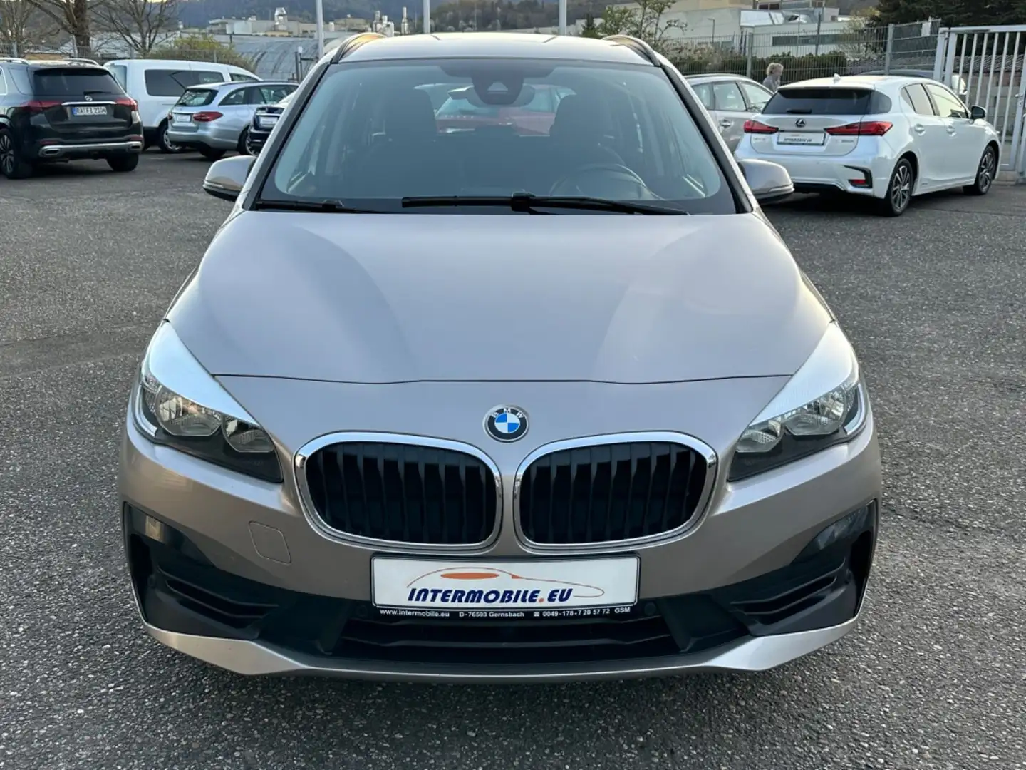 BMW 216 Gran Tourer 216d Navi Klima AC Alu Ahk Euro6 Top Silber - 2