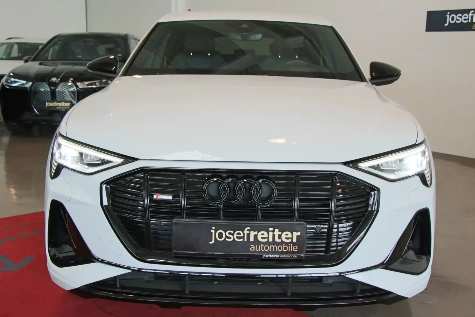 Audi e-tron 50 SB S-Line quattro Blackline AHK/Head-up/MATRIX Weiß - 2