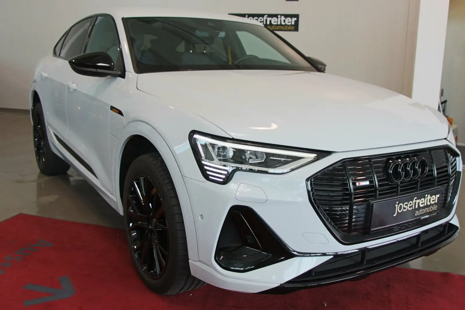 Audi e-tron 50 SB S-Line quattro Blackline AHK/Head-up/MATRIX Weiß - 1