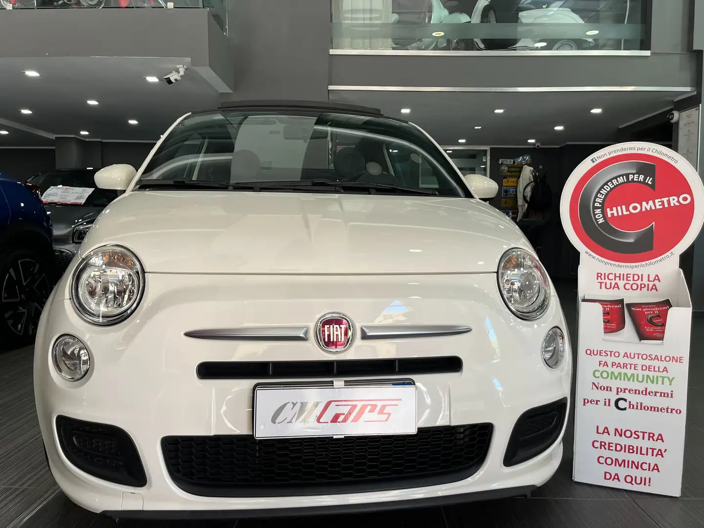 Fiat 500C 1.2 69cv Dualogic Automatica S ITALIANA Cabrio Bianco - 2