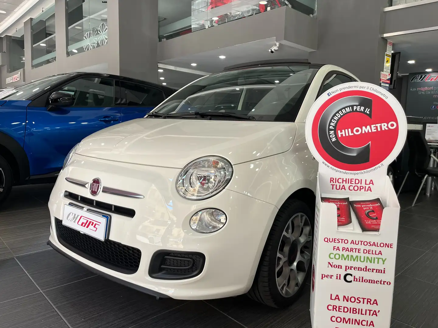 Fiat 500C 1.2 69cv Dualogic Automatica S ITALIANA Cabrio Bianco - 1