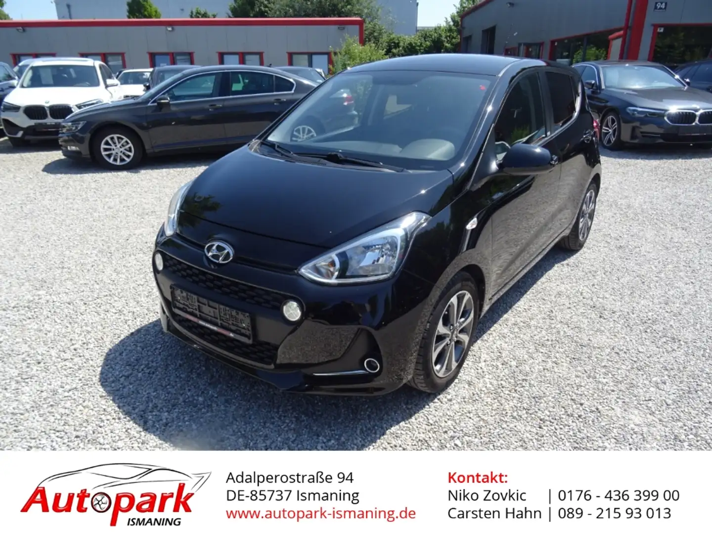 Hyundai i10 YES!Plus 1.2 EU6d-T Navi Apple CarPlay Klima Schwarz - 1