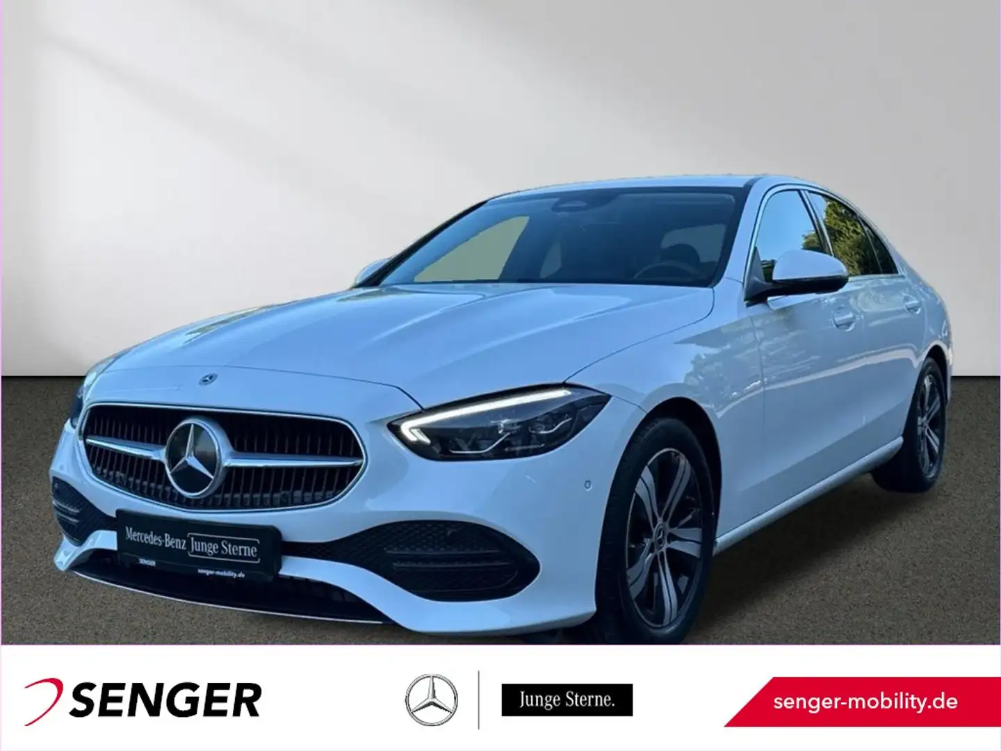 Mercedes-Benz C 200 d Avantgarde-Advanced AHK Totwinkel MBUX Blanc - 1