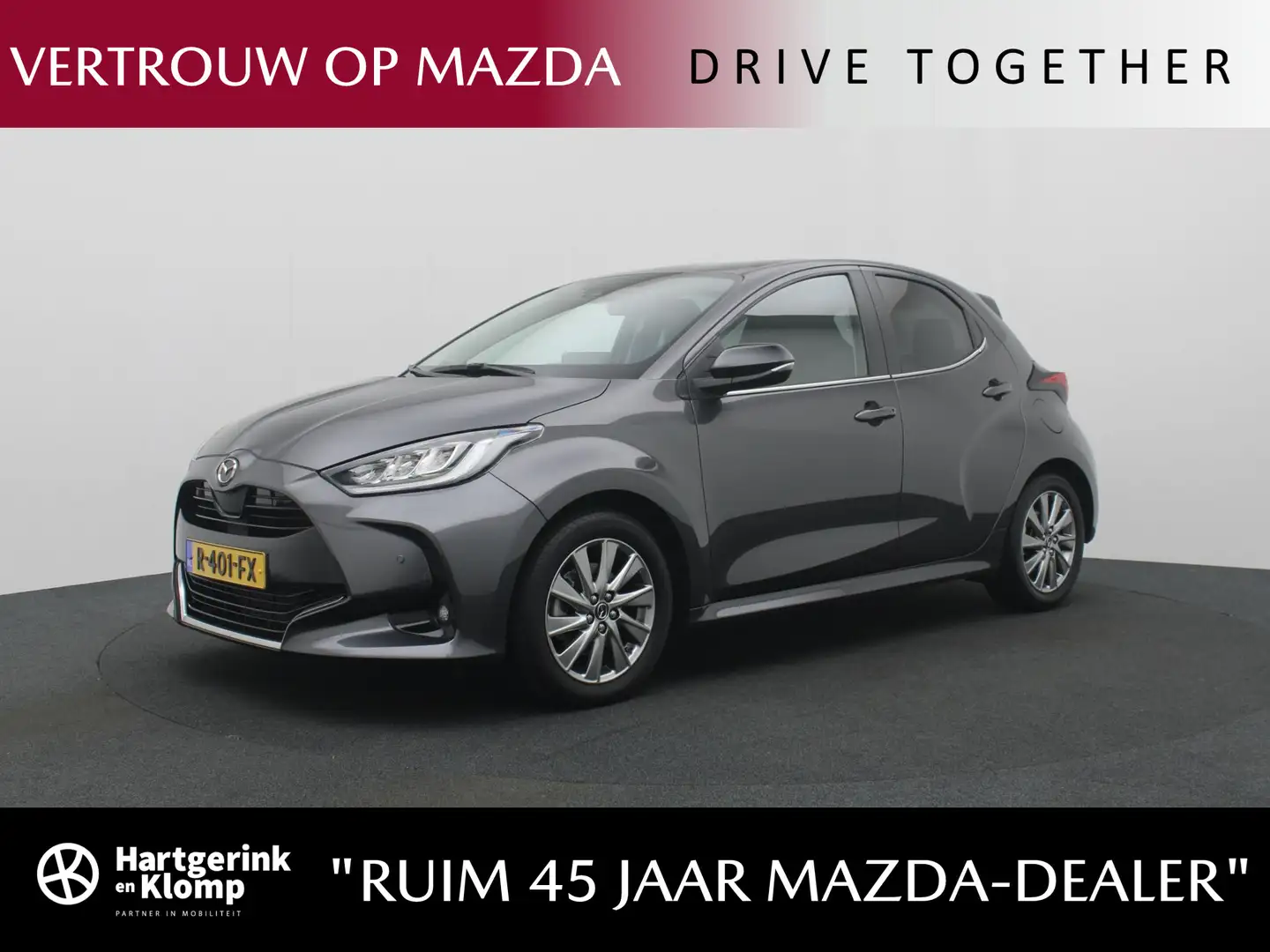 Mazda 2 Hybrid 1.5 Select automaat : dealer onderhouden Gris - 1