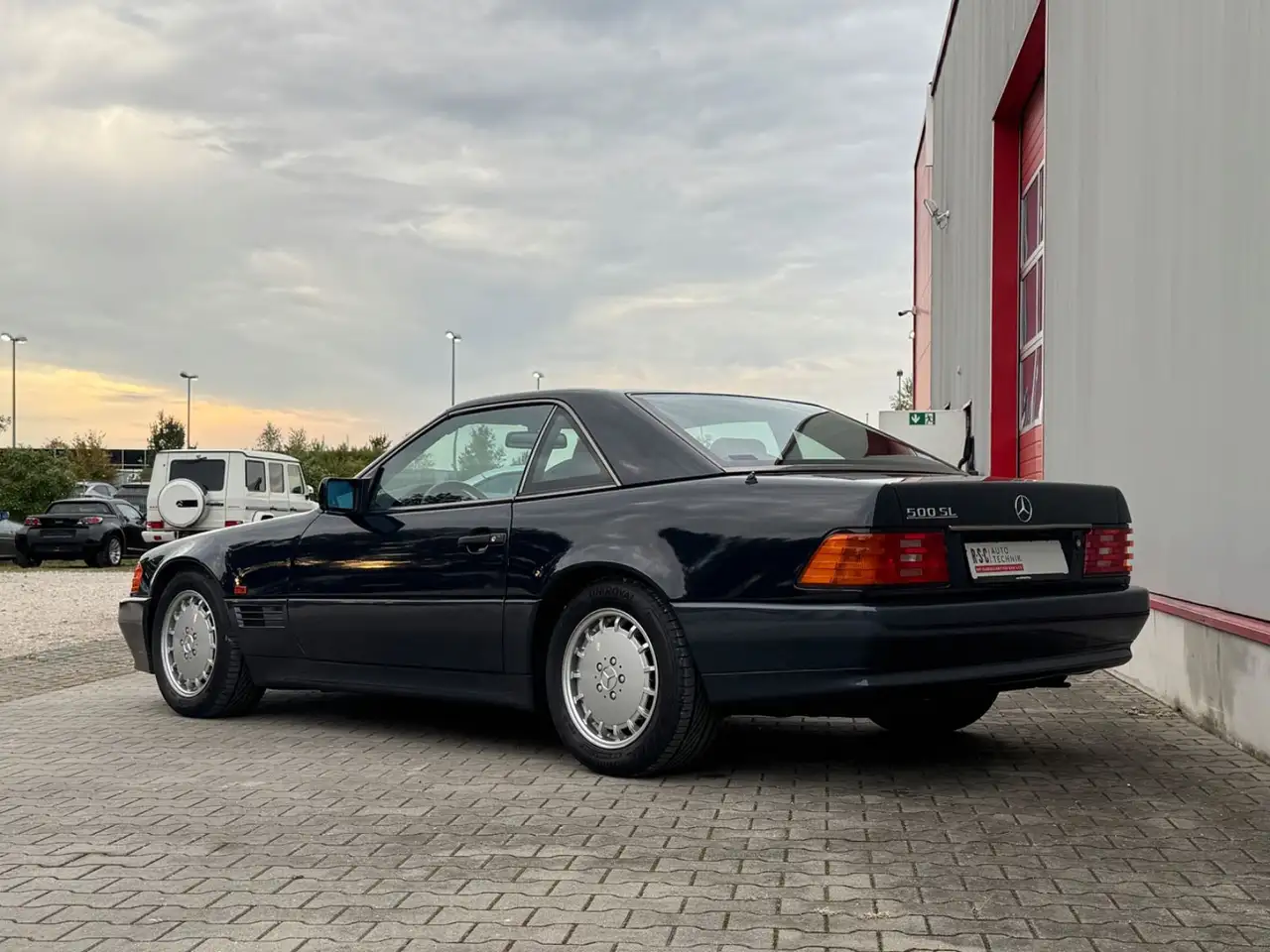Mercedes-Benz SL 500 500SL Dunkelblau/Leder Blau / Softtop Blau, foto 4