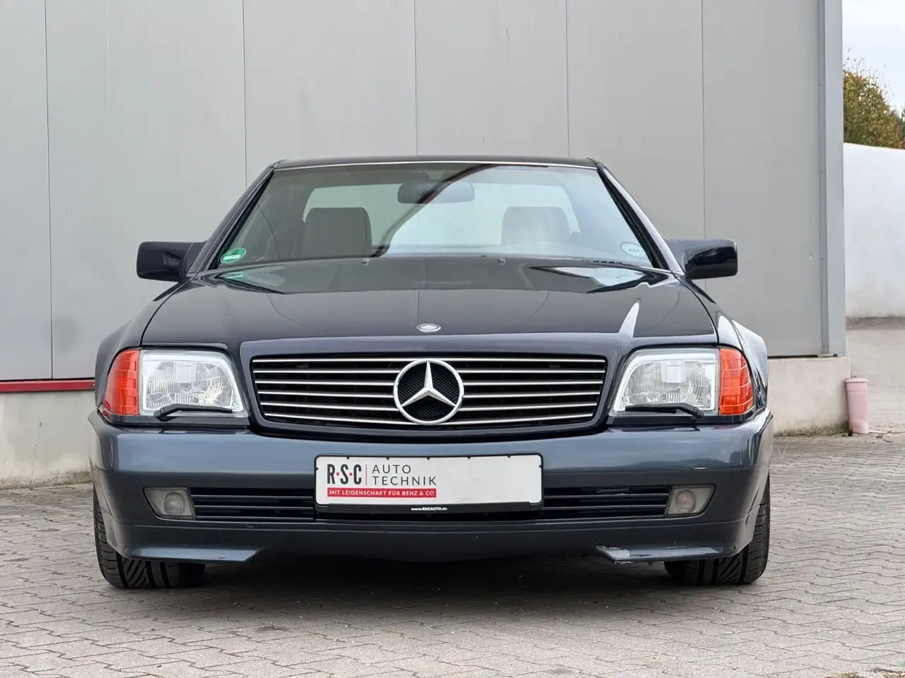 Mercedes-Benz SL 500 500SL Dunkelblau/Leder Blau / Softtop Blau, foto 2