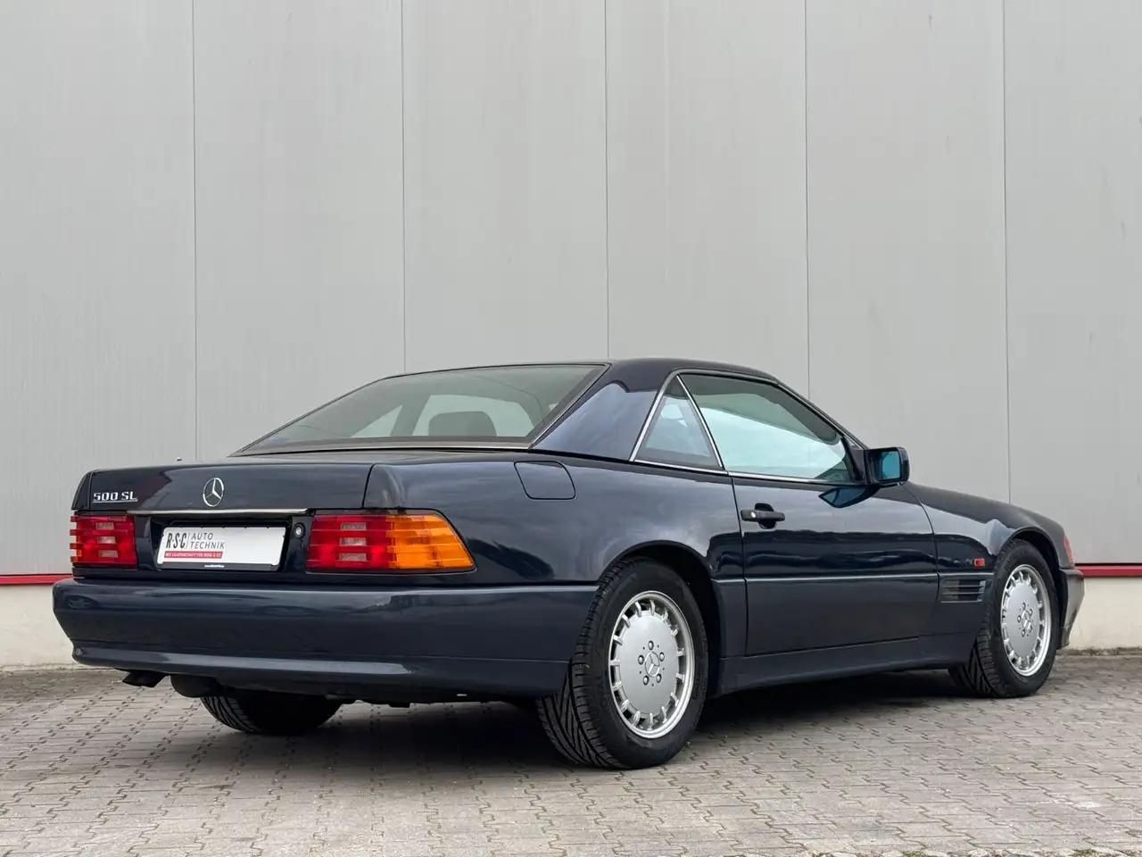 Mercedes-Benz SL 500 500SL Dunkelblau/Leder Blau / Softtop Blau, foto 6