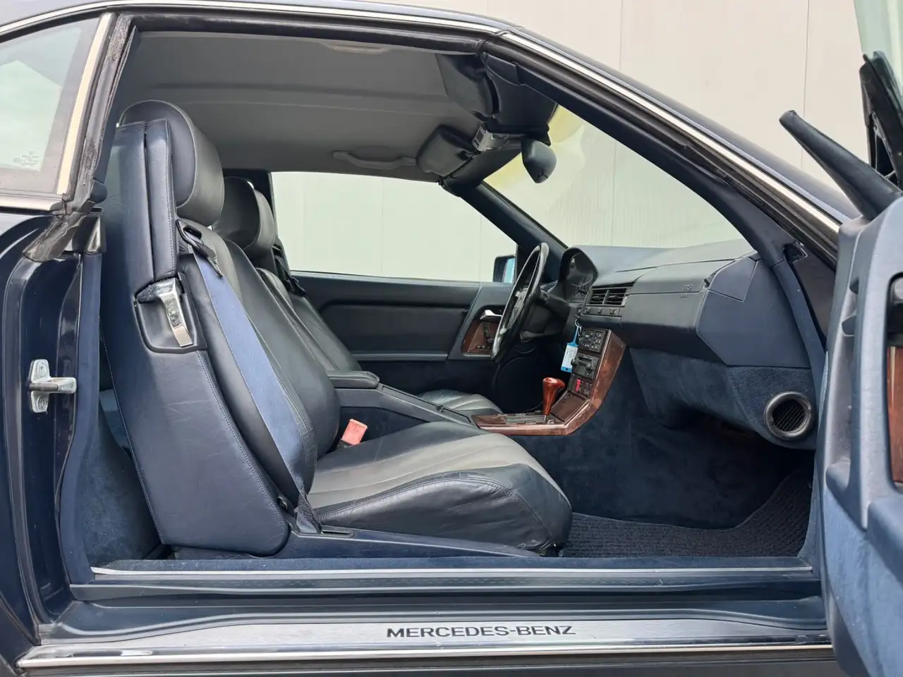 Mercedes-Benz SL 500 500SL Dunkelblau/Leder Blau / Softtop Blau, foto 11