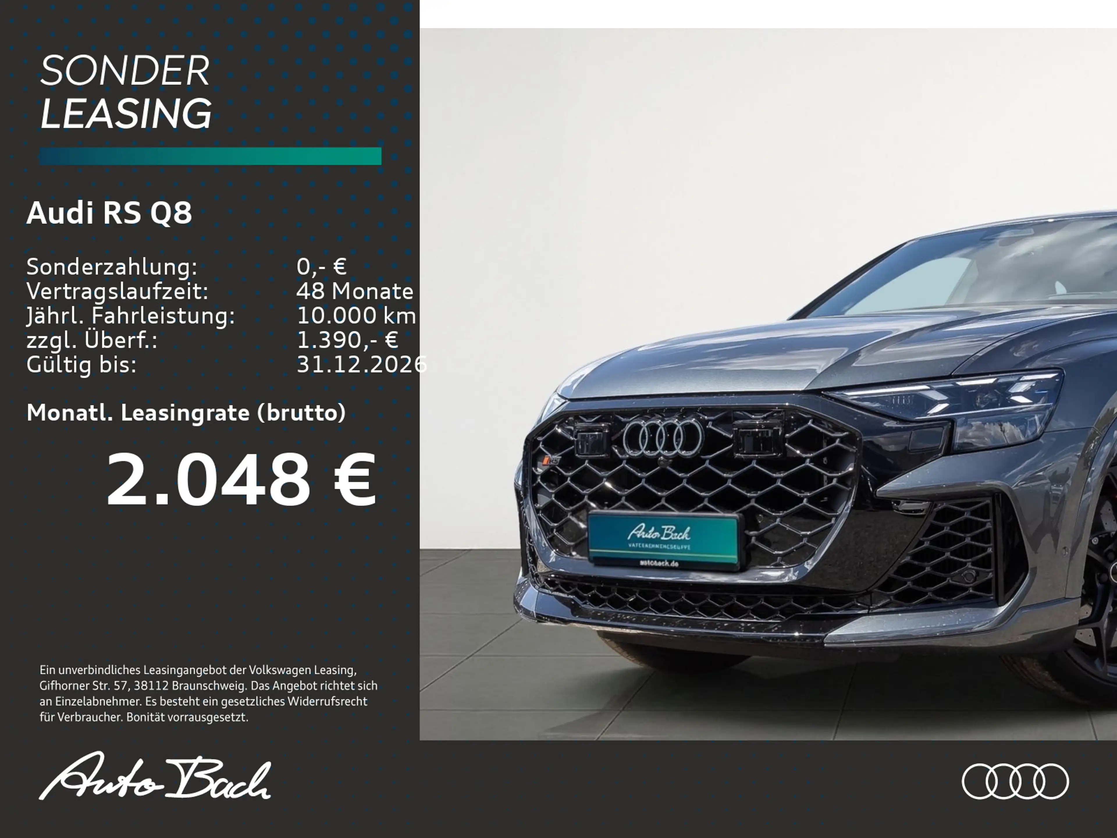 Audi RS Q8 RSQ8 performance 640PS Pano/ 305km/h /Stdhzg./ M — photo 2