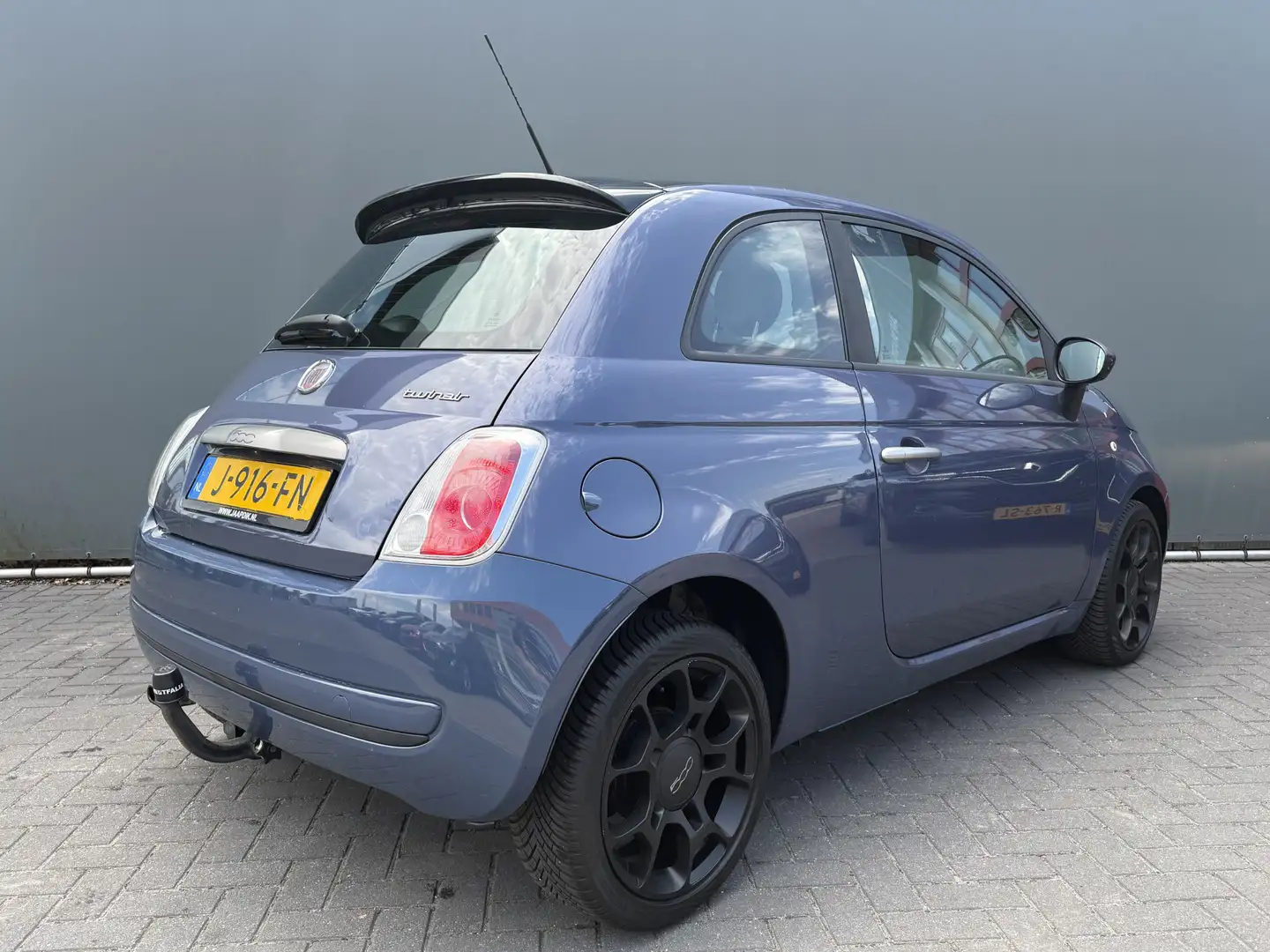 Fiat 500 BWJ 2011 0.9 86 PK TwinAir TREKHAAK / RADIO / AIRC Blauw - 2