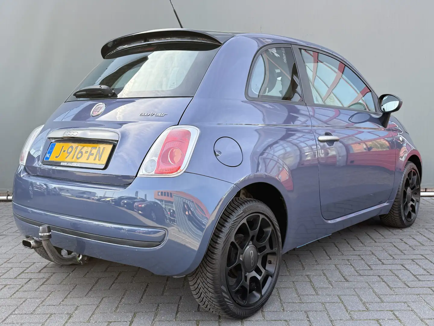 Fiat 500 BWJ 2011 0.9 86 PK TwinAir TREKHAAK / RADIO / AIRC Bleu - 2