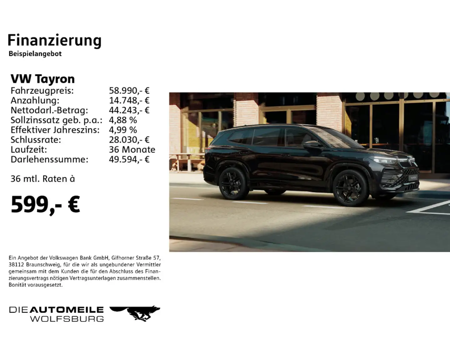 Volkswagen Tayron 1.5 eHybrid OPF DSG R-Line "Black Style" Czarny - 2