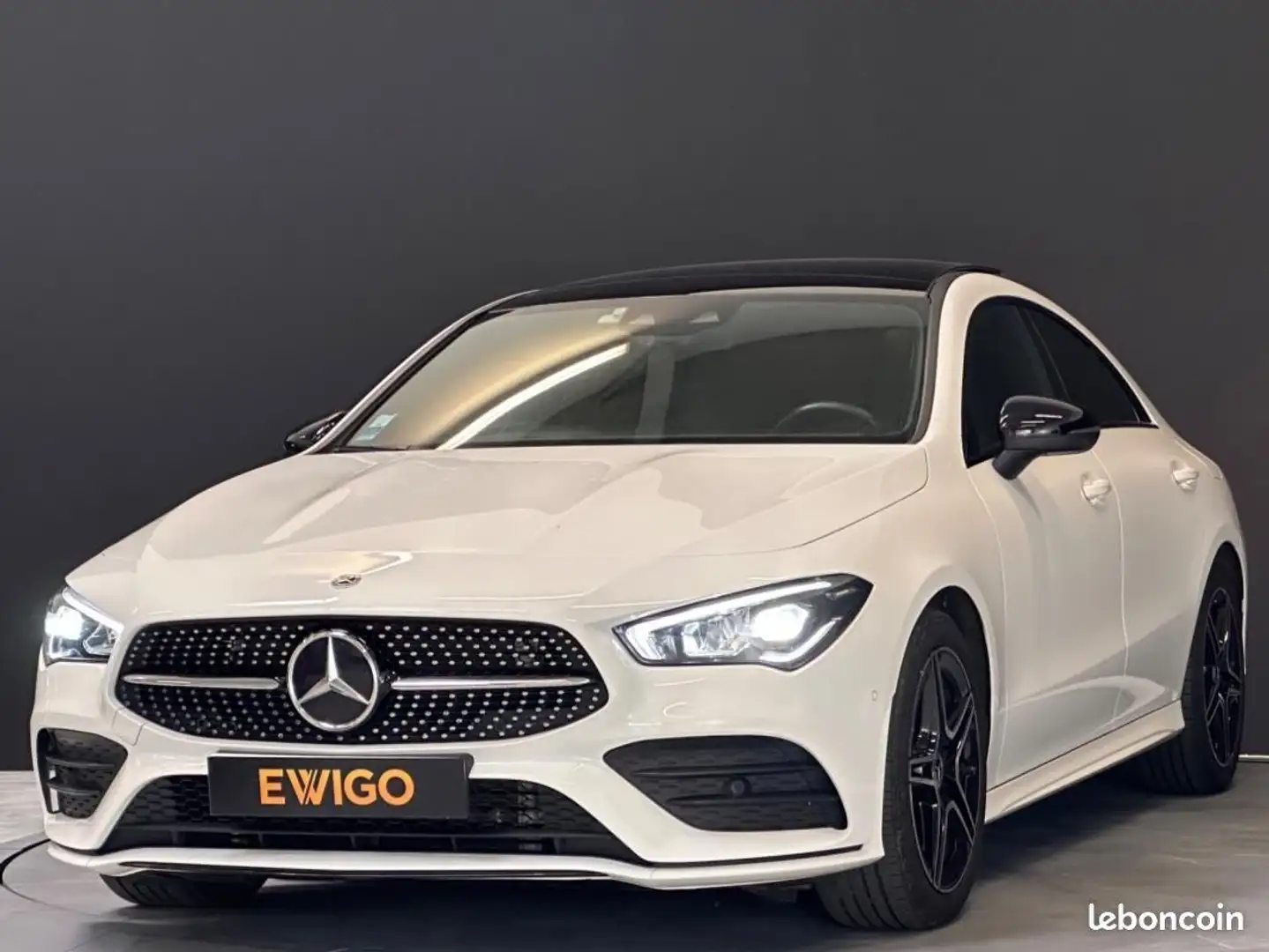 Mercedes-Benz CLA 220 Classe Mercedes COUPE 220 D 190CH AMG LINE 8G-DCT  Blanc - 1
