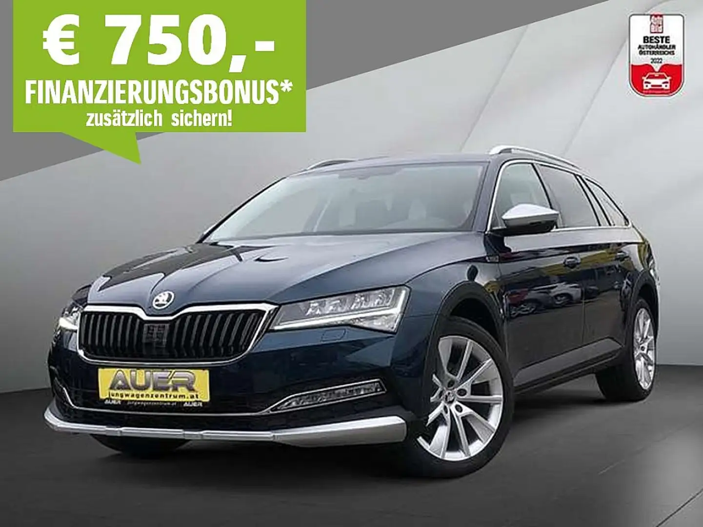 Skoda Superb Kombi 2,0 TDI 4x4 Scout DSG | Navi | LED Blau - 1