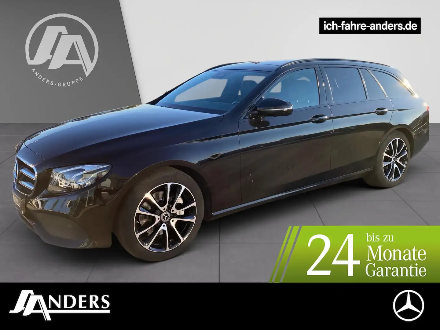 Mercedes-Benz E 250 T Avantgarde+Com+Night+Burm+B-BEAM+360+SHZ Noir - 1