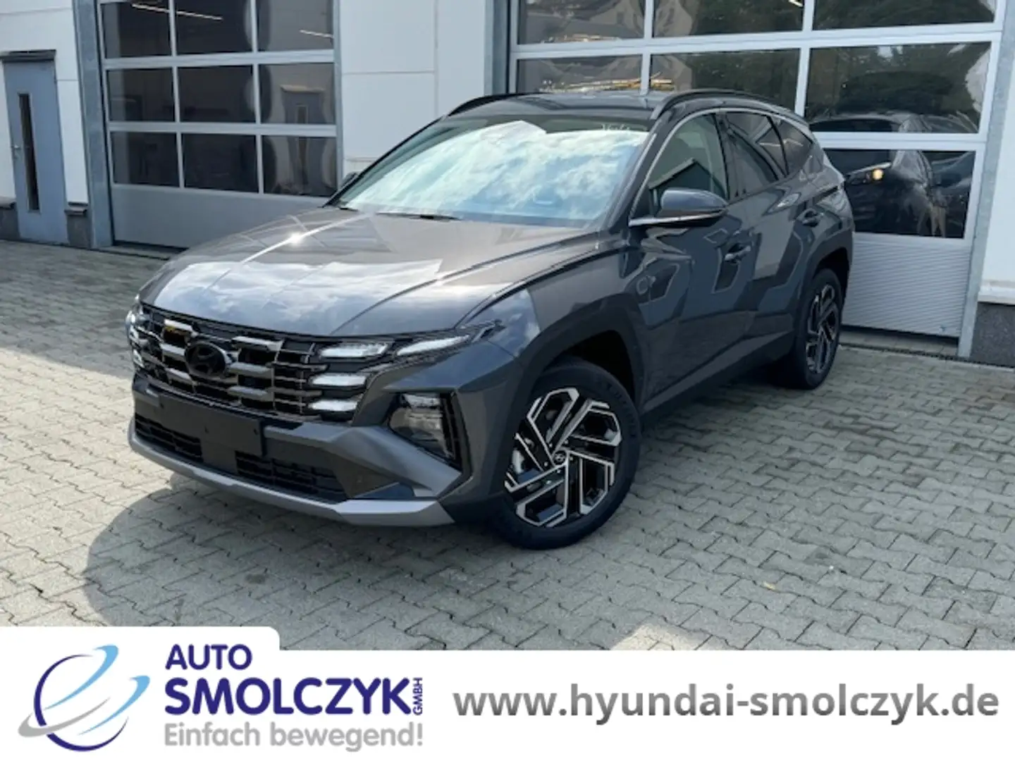 Hyundai TUCSON 1.6 6-AT HYBRID 4WD PRIME MJ25 MATRIX+NAVI Grijs - 1