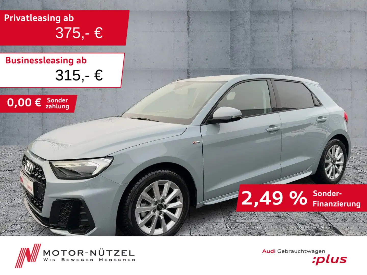 Audi A1 30 TFSI S-TR S-LINE LED+NAV+PDC+ACC Grau - 1