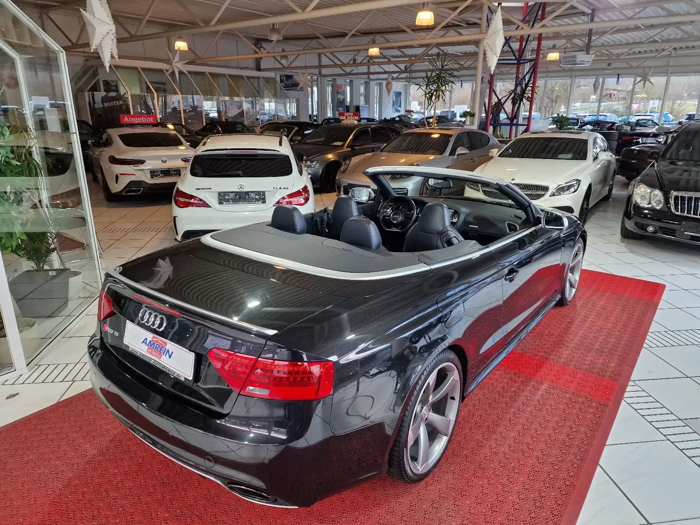 Audi RS5 Cabriolet 4.2 +ACC+B&O+280 Km/H+ROTOR Negro - 2